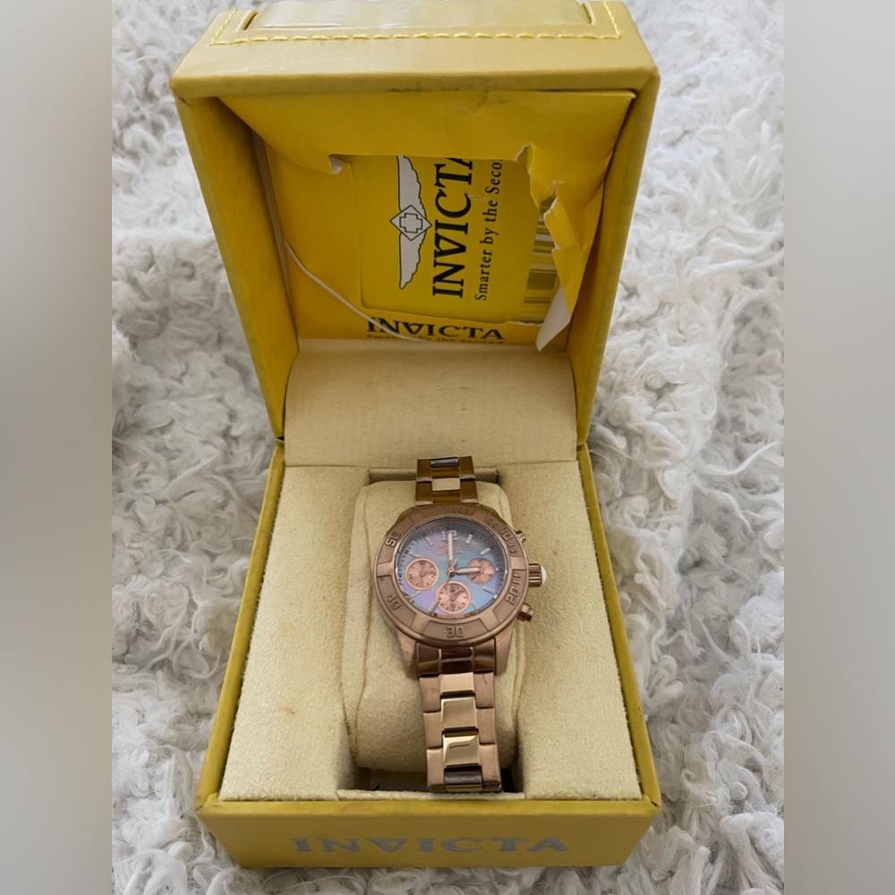 Invicta Angel Lady model 21611 rose gold ladies watch